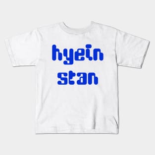 New Jeans Newjeans Hyein stan typography Bunnies Tokki | Morcaworks Kids T-Shirt